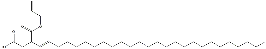 3-(1-Hexacosenyl)succinic acid 1-hydrogen 4-allyl ester Struktur