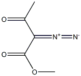 Methyl 2-diazo-3-oxobutanoate Struktur