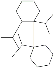 1,1',2-Triisopropyl-1,1'-bicyclohexane Struktur