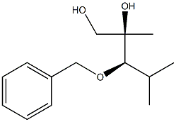 (2R,3R)-3-Benzyloxy-2,4-dimethylpentane-1,2-diol Struktur