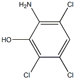 2-Amino-3,5,6-trichlorophenol Struktur