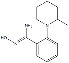 2-(2-Methylpiperidin-1-yl)benzamide oxime Struktur