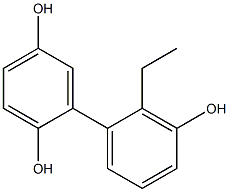 2'-Ethyl-1,1'-biphenyl-2,3',5-triol Struktur