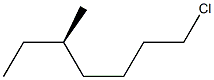 [R,(-)]-1-Chloro-5-methylheptane Struktur