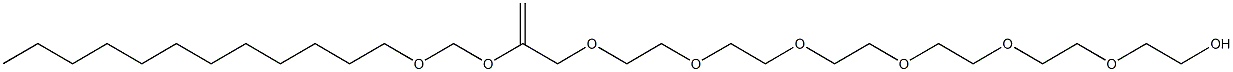 20-Methylene-3,6,9,12,15,18,21,23-octaoxapentatriacontane-1-ol Struktur