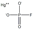 Fluoridophosphoric acid mercury(II) salt Struktur