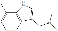 3-Dimethylaminomethyl-7-methyl-1H-indole Struktur