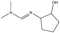 2-Hydroxy-N-[(dimethylamino)methylene]cyclopentanamine Struktur