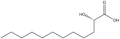 [S,(+)]-2-Hydroxydodecanoic acid Struktur