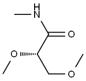 [S,(-)]-2,3-Dimethoxy-N-methylpropionamide Struktur