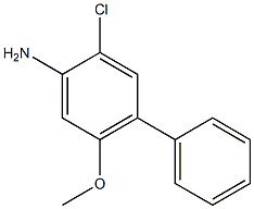 2-Chloro-4-phenyl-5-methoxyaniline Struktur