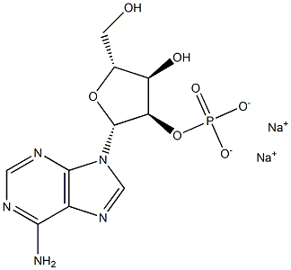 Adenosine 2'-phosphoric acid disodium salt Struktur