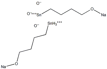 Sodiooxybutyltin(IV) oxide Struktur