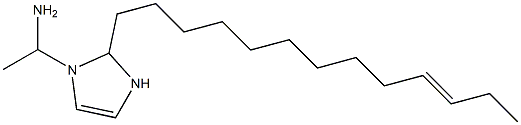 1-(1-Aminoethyl)-2-(10-tridecenyl)-4-imidazoline Struktur