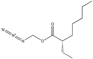 (S)-1-(Azidomethyl)pentyl=butanoate Struktur