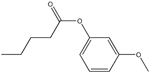 Pentanoic acid 3-methoxyphenyl ester Struktur