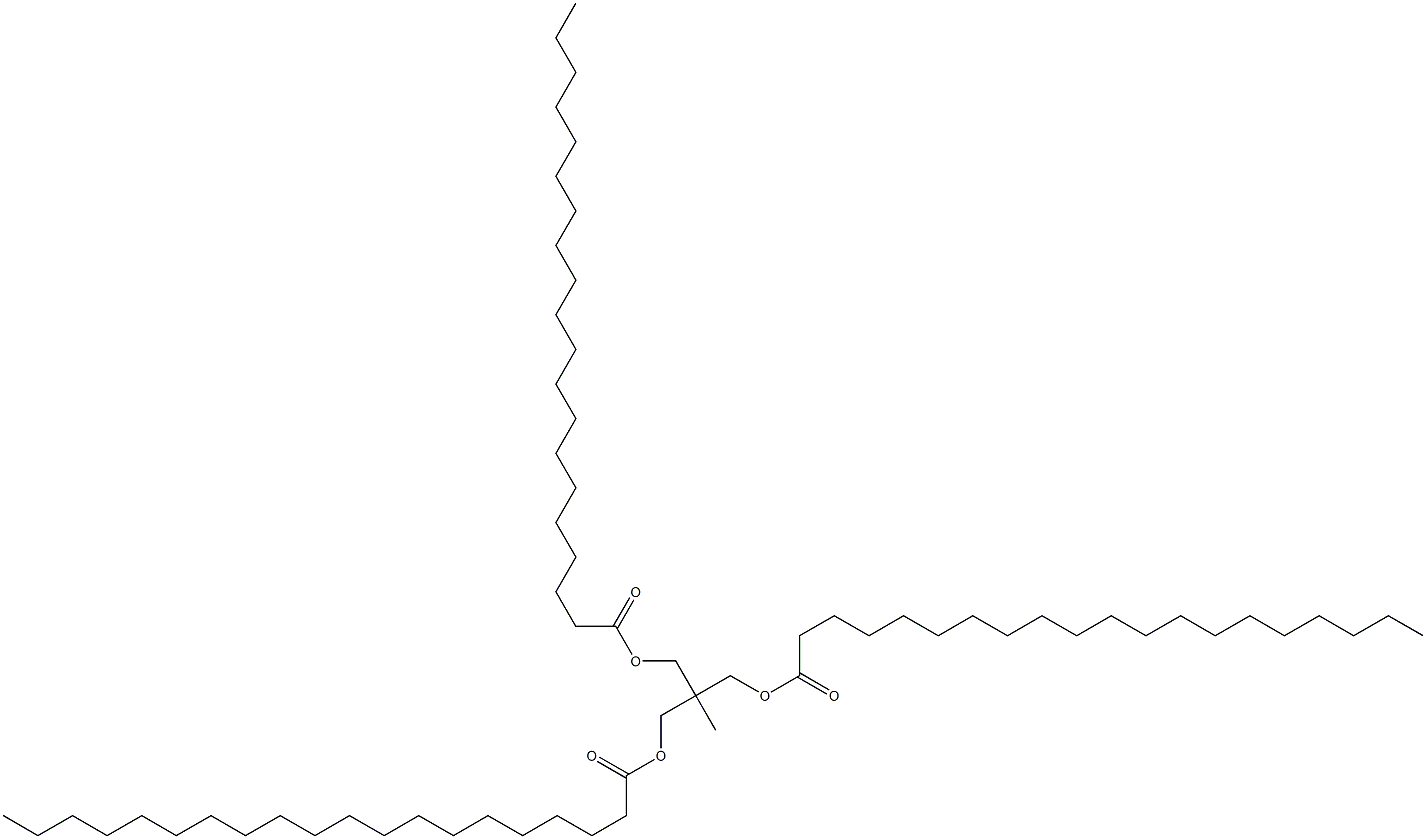 2-[(1-Oxoicosyloxy)methyl]-2-methyl-1,3-propanediol diicosanoate Struktur