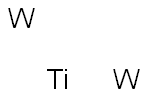 Titanium ditungsten Struktur