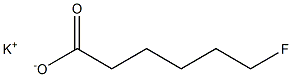 6-Fluorocaproic acid potassium salt Struktur