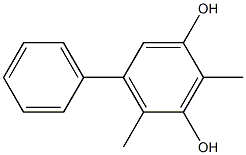 2,4-Dimethyl-5-phenylbenzene-1,3-diol Struktur