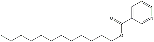 Pyridine-3-carboxylic acid dodecyl ester Struktur