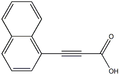 1-Naphthalenepropiolic acid Struktur