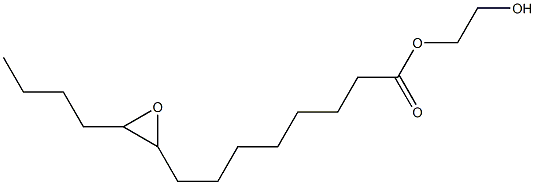 9,10-Epoxytetradecanoic acid 2-hydroxyethyl ester Struktur