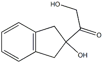 2-Glycoloyl-2-hydroxyindane Struktur