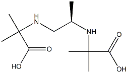 (-)-2,2'-Dimethyl[N,N'-[(R)-propylene]bisalanine] Struktur