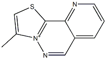 3-Methylpyrido[2,3-d]thiazolo[3,2-b]pyridazin-4-ium Struktur