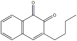 3-Butyl-1,2-naphthoquinone Struktur