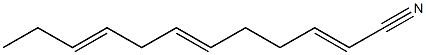 2,6,9-Dodecatrienenitrile Struktur