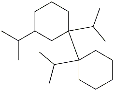 1,1',3-Triisopropyl-1,1'-bicyclohexane Struktur