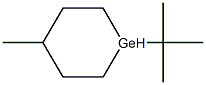 1-tert-Butyl-4-methylgermacyclohexane Struktur