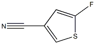 5-Fluoro-3-thiophenecarbonitrile Struktur