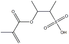 2-(Methacryloyloxy)-1-methyl-1-propanesulfonic acid Struktur