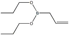 Allylbis(propyloxy)borane Struktur