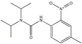 1-(4-Methyl-2-nitrophenyl)-3,3-diisopropylurea Struktur