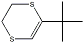 5,6-Dihydro-2-tert-butyl-1,4-dithiin Struktur