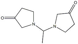 1,1'-Ethylidenebis(3-pyrrolidone) Struktur