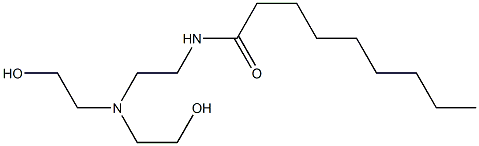 N-[2-[Bis(2-hydroxyethyl)amino]ethyl]nonanamide Struktur