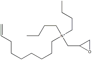 N,N-Dibutyl-N-(8-nonenyl)-2-oxiranemethanaminium Struktur