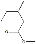 (3S)-3-Methylpentanoic acid methyl ester Struktur