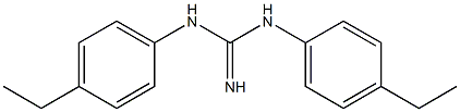 N,N'-Bis(4-ethylphenyl)guanidine Struktur