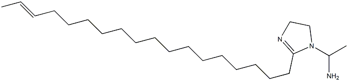 1-(1-Aminoethyl)-2-(16-octadecenyl)-2-imidazoline Struktur