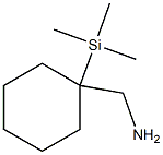 1-Aminomethyl-1-trimethylsilylcyclohexane Struktur