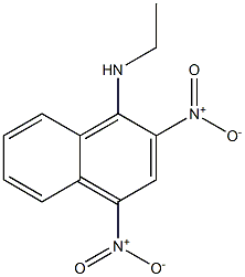 1-Ethylamino-2,4-dinitronaphthalene Struktur