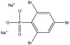 2,4,6-Tribromophenylphosphonic acid disodium salt Struktur