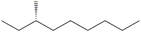 [S,(+)]-3-Methylnonane Struktur