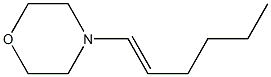 (E)-1-Morpholino-1-hexene Struktur